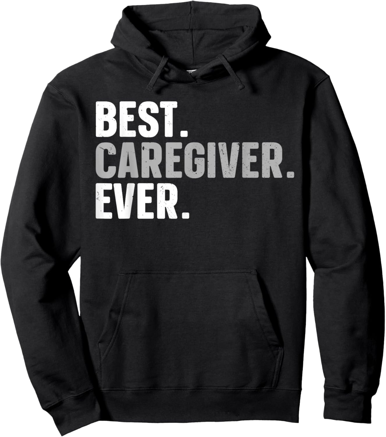 Funny Caregiver Design Women Caregiving Caregiver Hoodie - Hoodie | Black