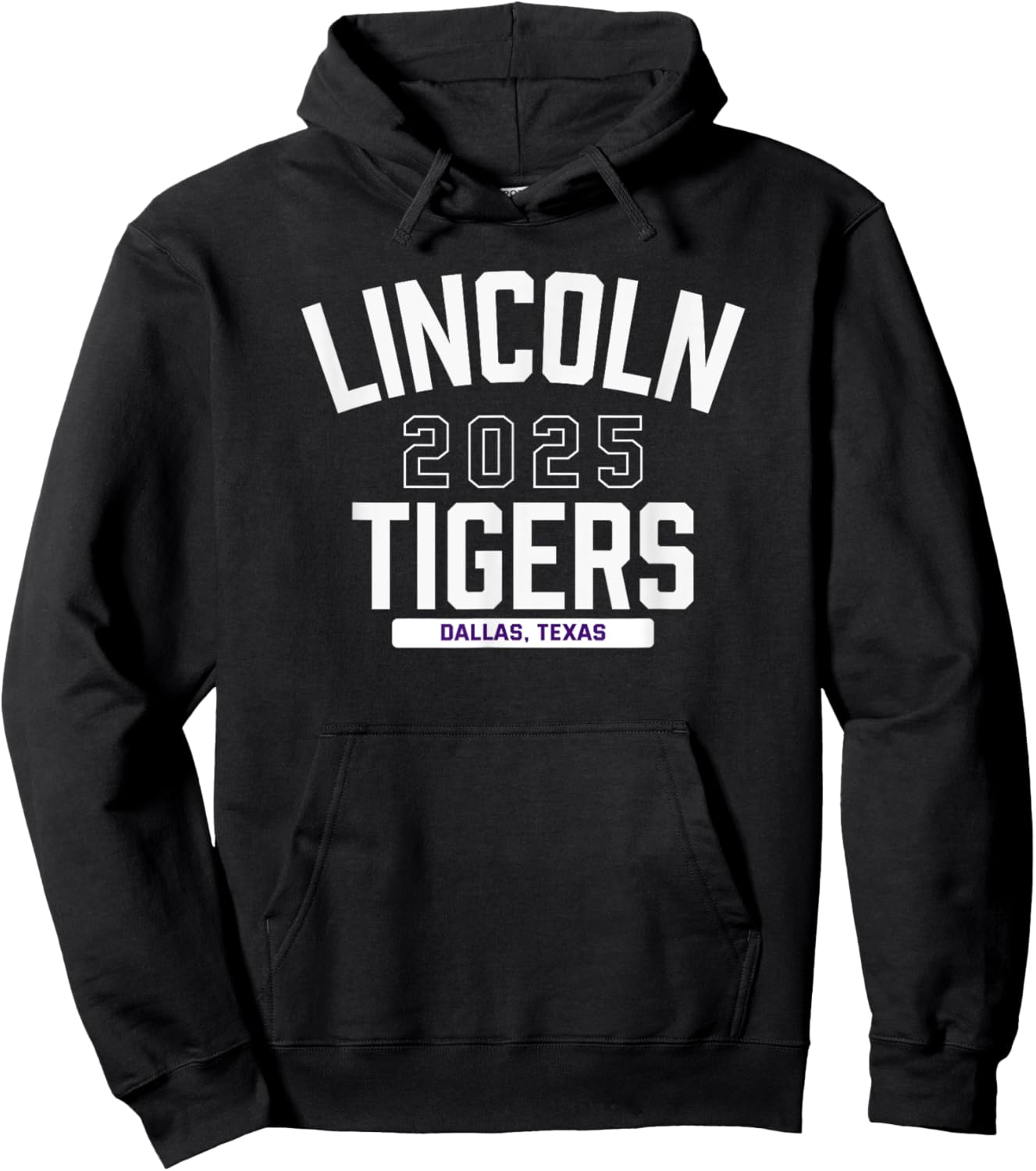 Lincoln Tigers Dallas, Texas 2025 Hoodie - Hoodie | Black