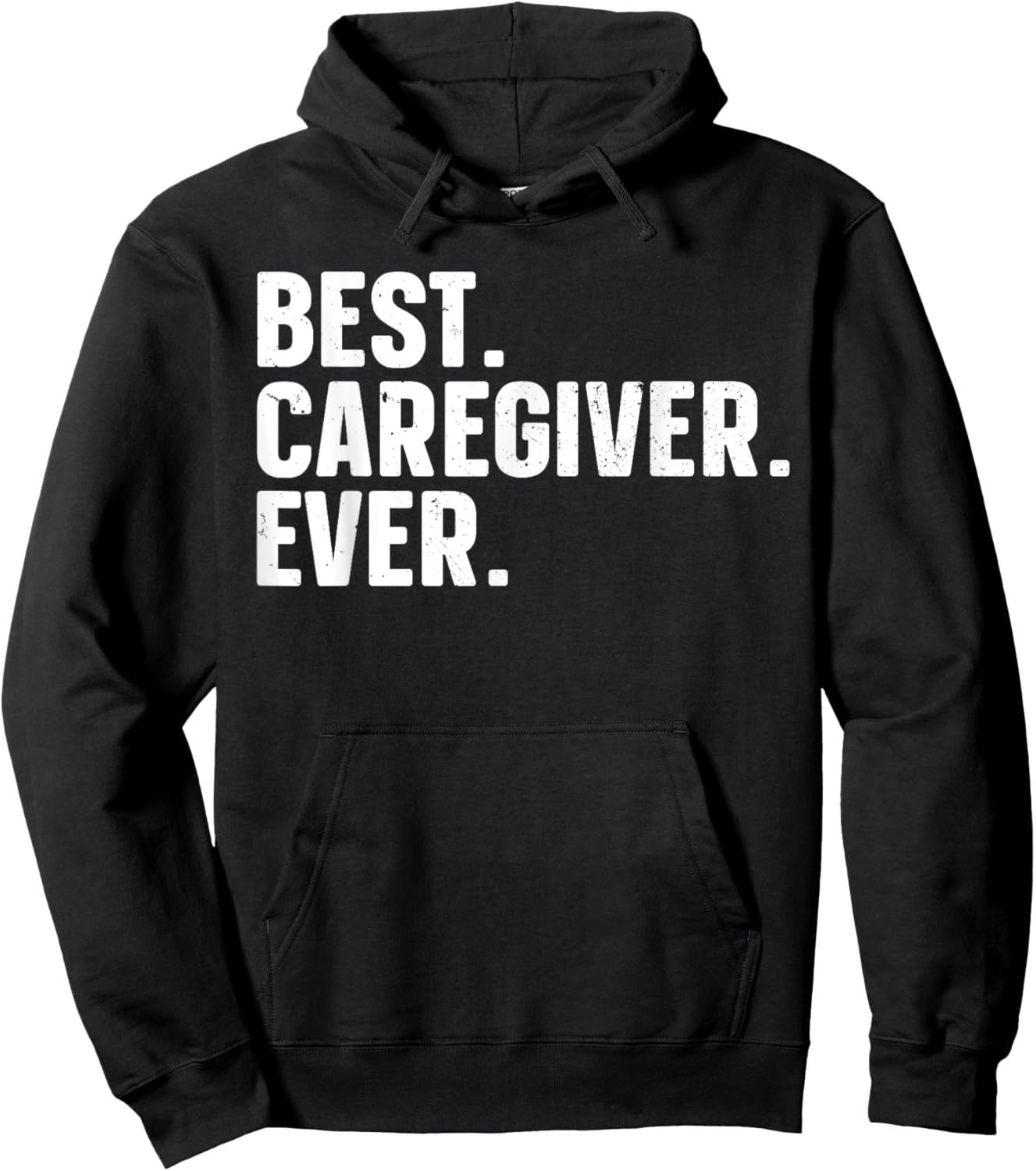 Best Caregiver Gifts Caregiver Accessories & Stuff Adults Kids Black Polyester 100% Funny Caregiver Design Hoodie - Hoodie | Black