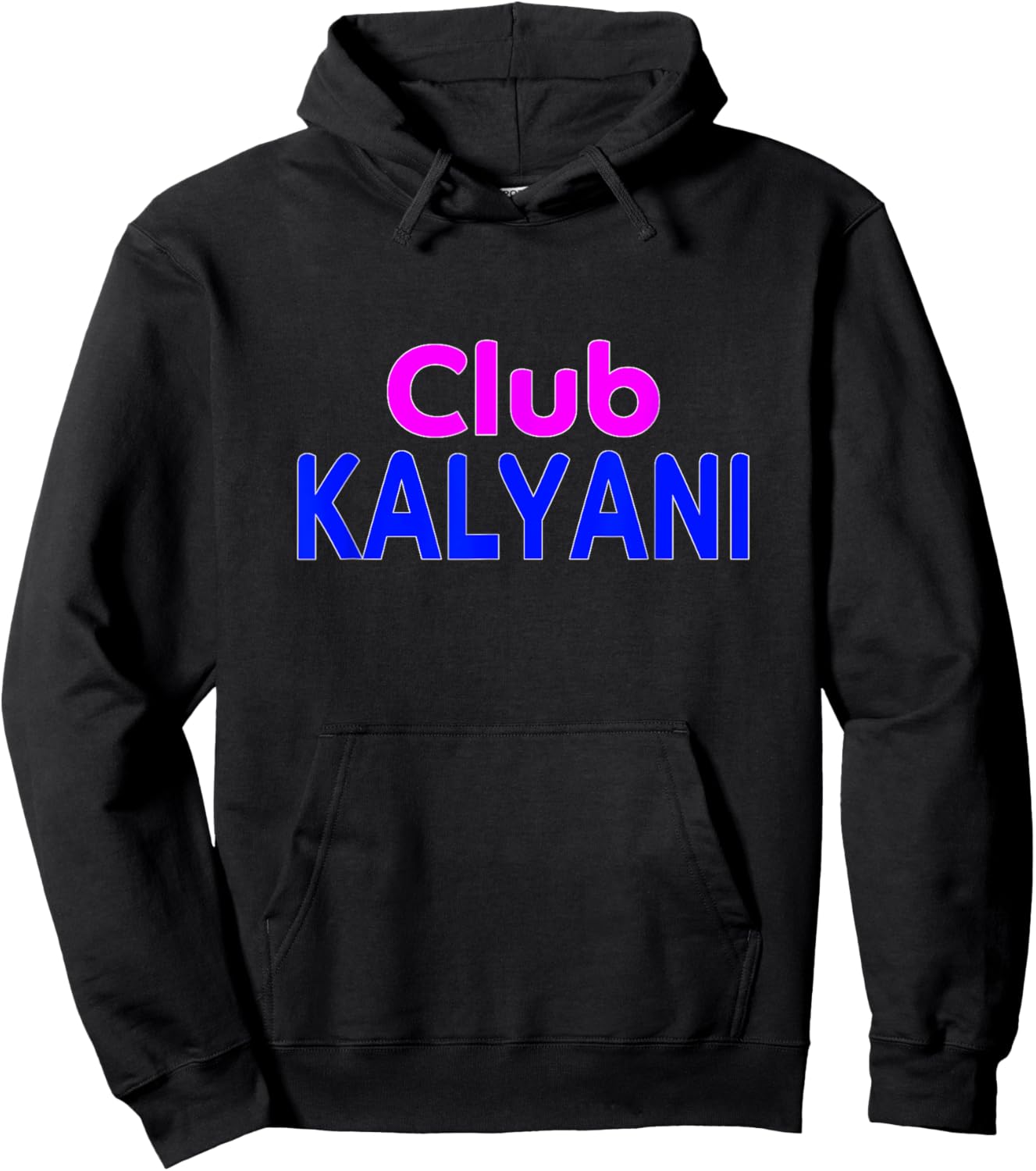 Club Kalyani Family Reunion Squad First Last Name Hoodie - Hoodie | Black