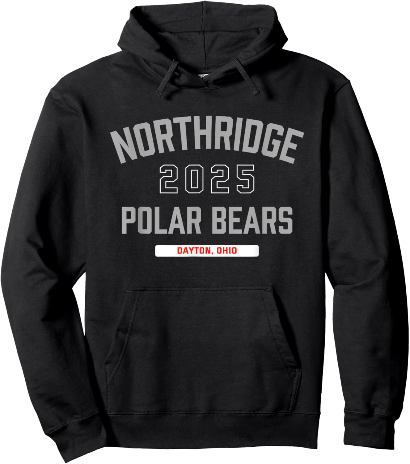 Northridge Polar Bears Dayton, Ohio 2025 Hoodie - Hoodie | Black