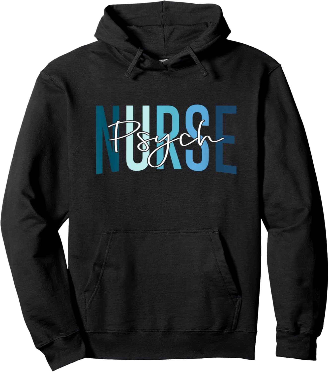 Funny Psychiatric Nurse Mental Health Nurse Psych Nurse Hoodie - Hoodie | Black