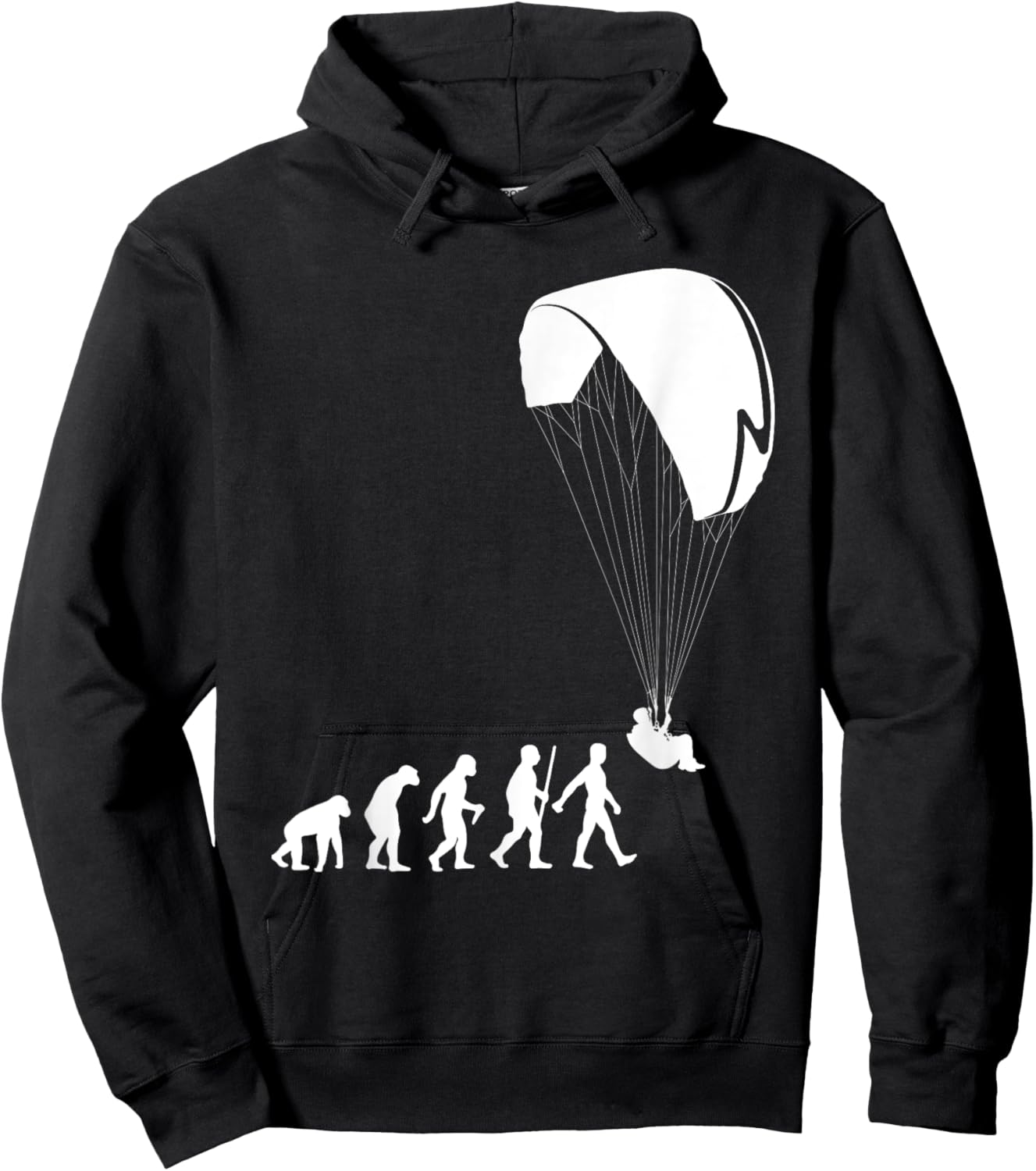 Cool Paragliding Design Women Paramotor Paraglider Hoodie - Hoodie | Black