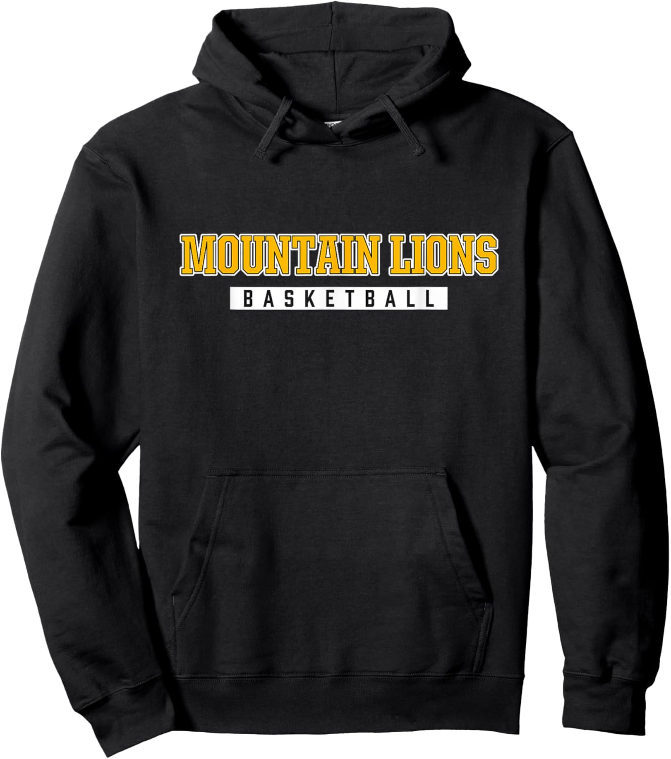 Mountain Lions Basketball Tucker County High School Hoodie - Hoodie | Black
