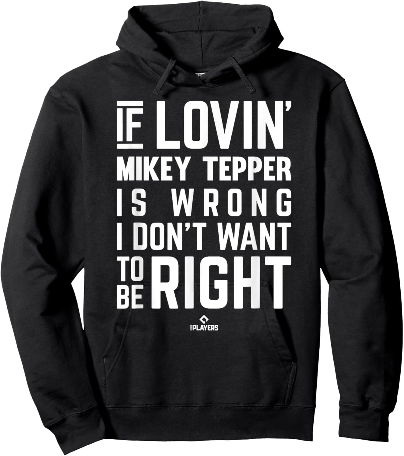 If Loving Mikey Tepper Prospect Baseball Fan Gear Hoodie - Hoodie | Black