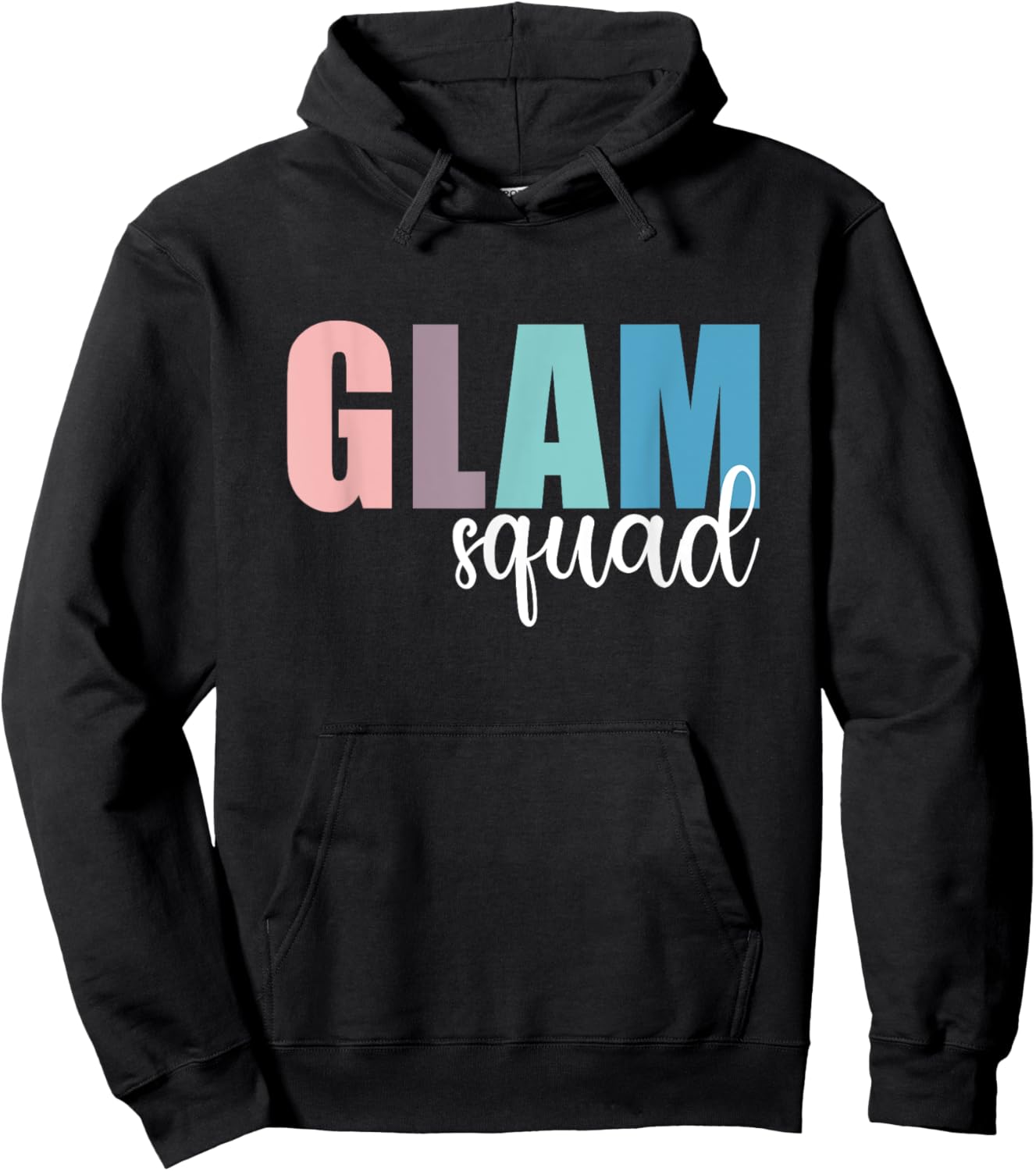 Glam Squad Beautician Makeup Artist Esthetician Hoodie - Hoodie | Black