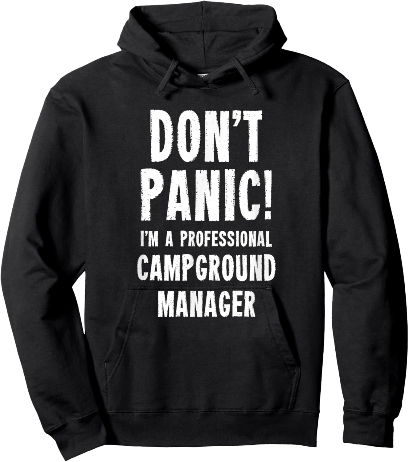 Campground Manager Hoodie - Hoodie | Black
