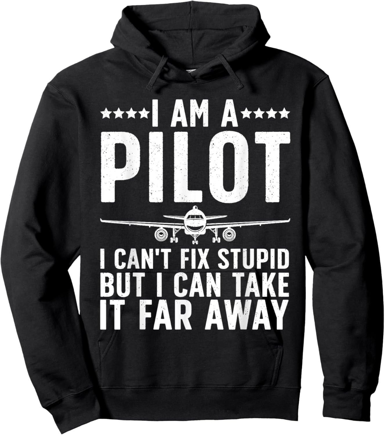 Funny Pilot Design Women Aviation Airplane Pilot Hoodie - Hoodie | Black