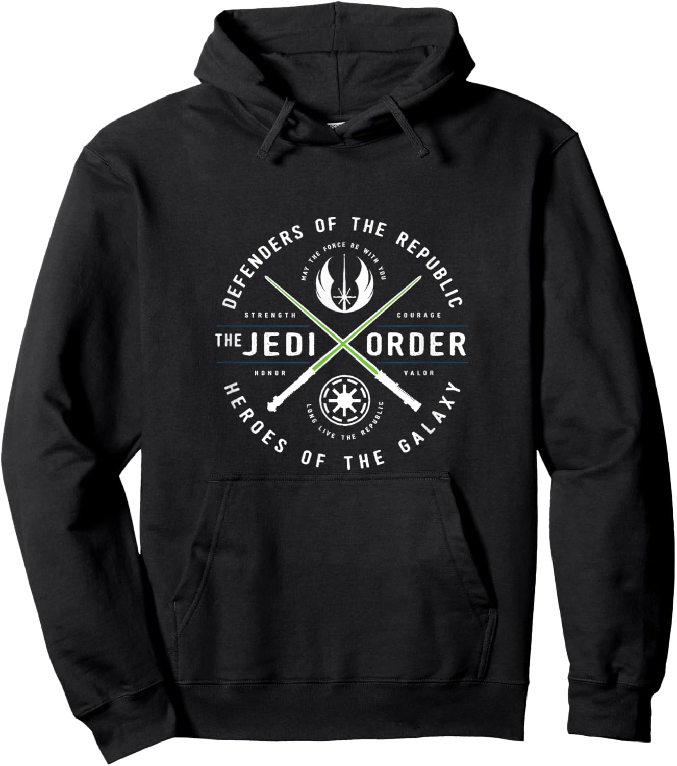 Star Wars The Jedi Order Defenders of the Republic Hoodie - Hoodie | Black