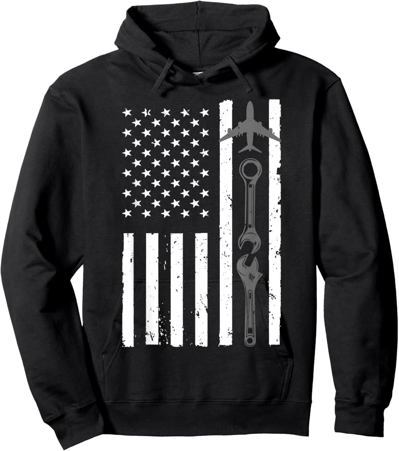 Cool Aircraft Mechanic Art Women Aircraft Technician Hoodie - Hoodie | Black