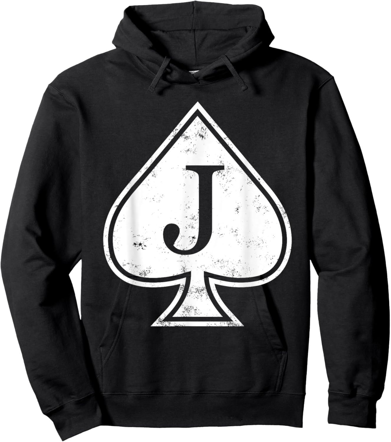 Jack Card Spades Suit Group Costume Poker Player Gifts Hoodie - Hoodie | Black