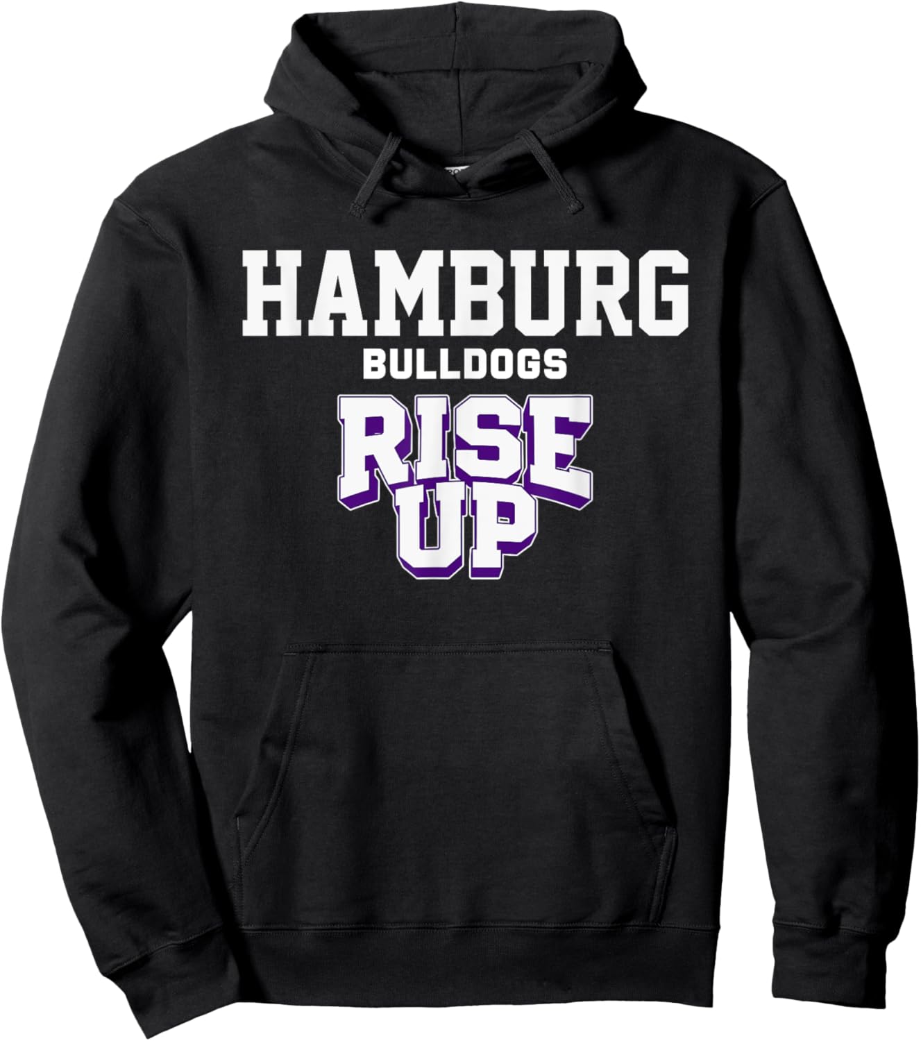 Hamburg Bulldogs Rise Up HS Hoodie - Hoodie | Black