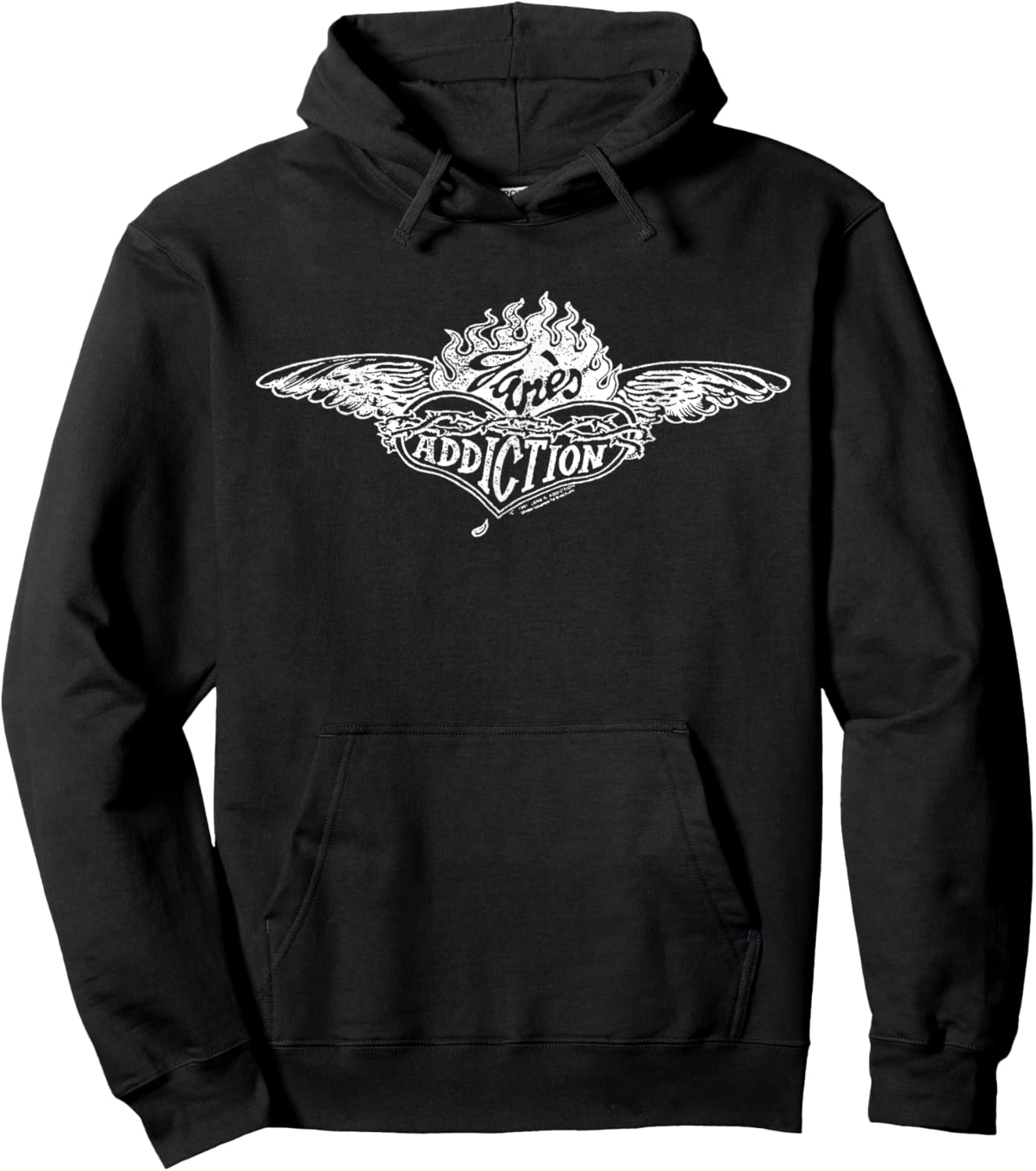 Jane’s Addiction – Heart Logo In Blues Hoodie - Hoodie | Black