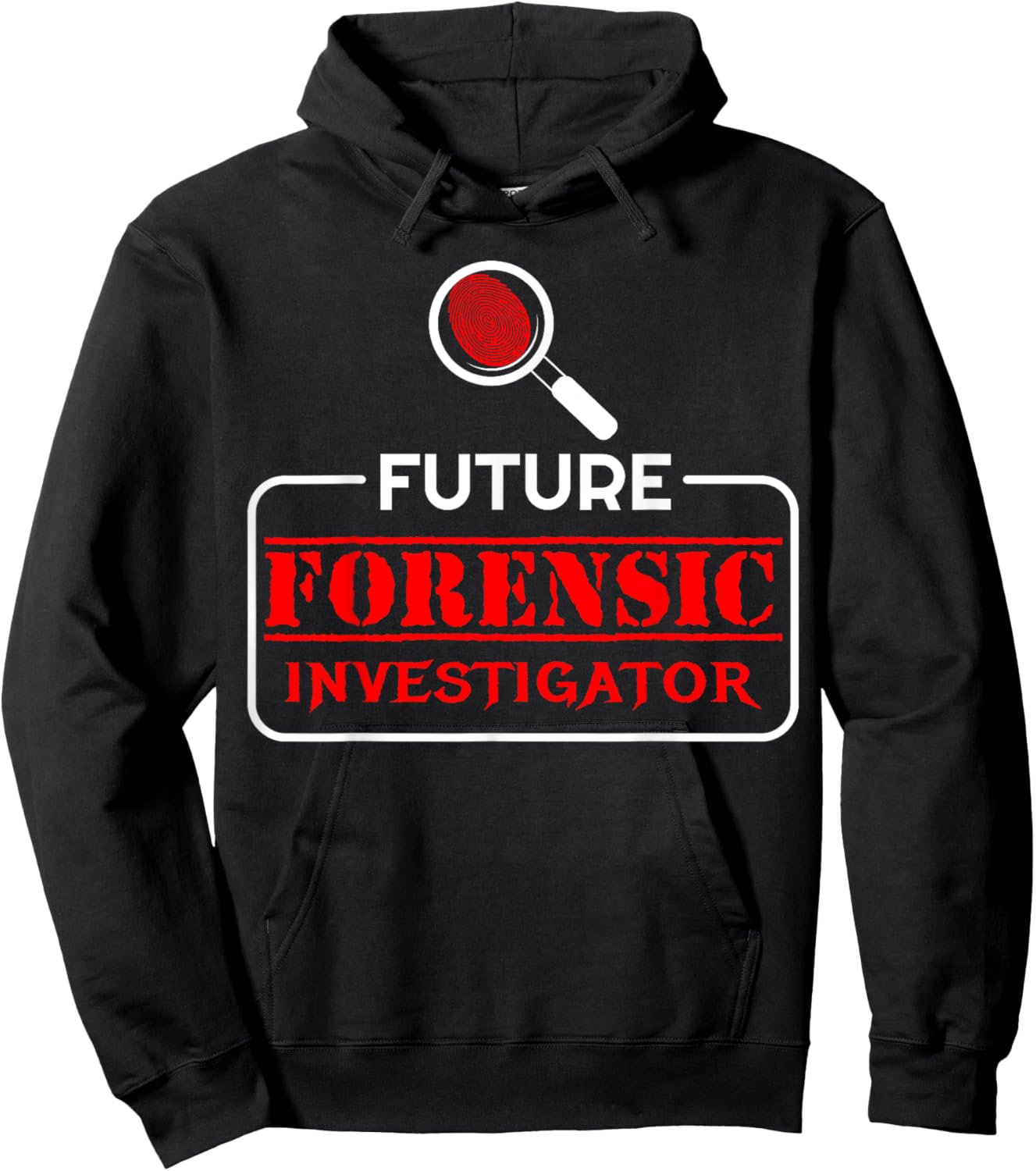 Cool Future Forensic Investigator Expert Scientist Examiner Hoodie - Hoodie | Black