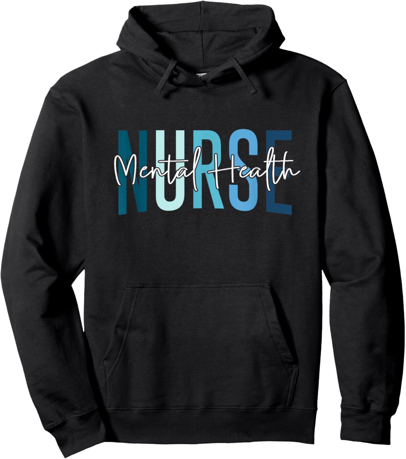 Funny Mental Health Nurse Psychiatric Nurse Psych Nurse Hoodie - Hoodie | Black
