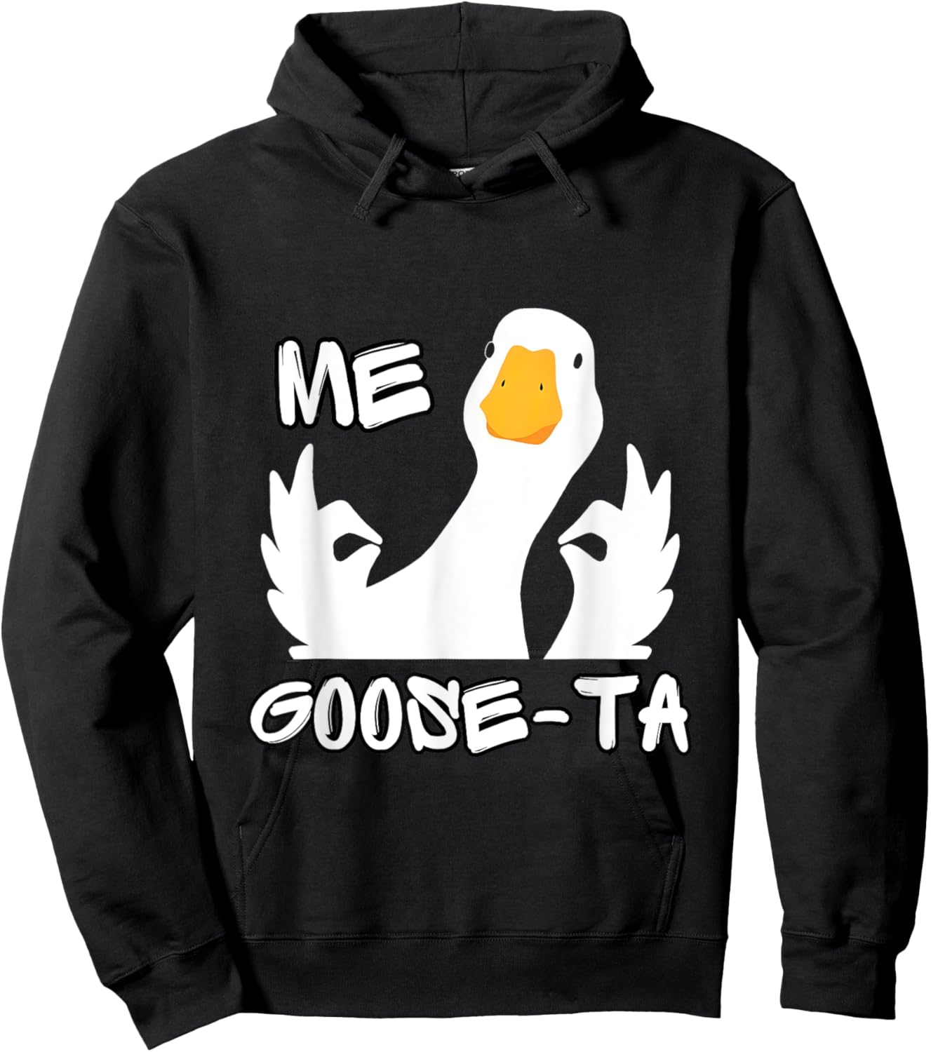Me Goose Ta Mexican Funny Spanish Goose Pun Hoodie - Hoodie | Black