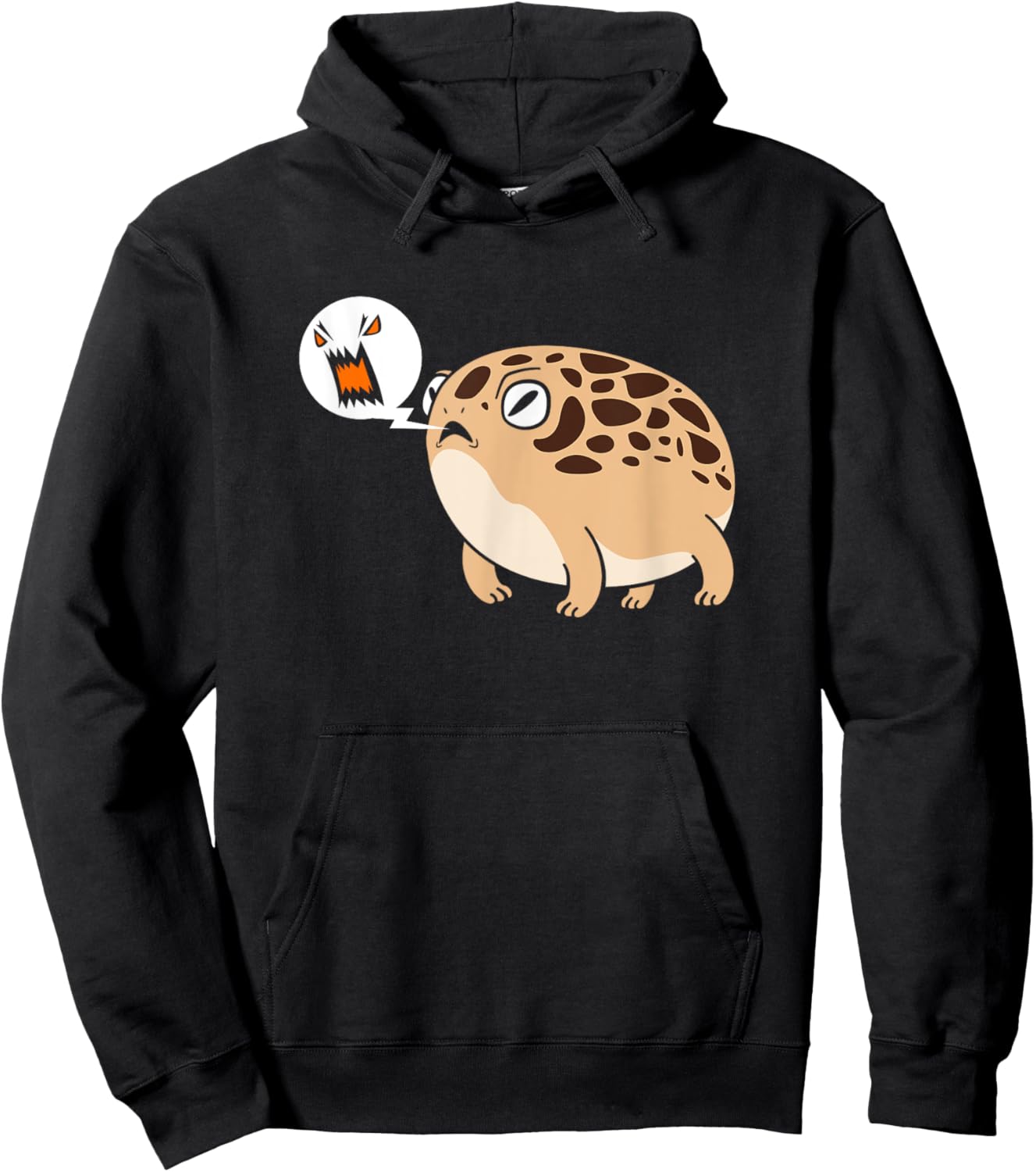 Cute Desert Rain Frog Lover Angry Frog Hoodie - Hoodie | Black