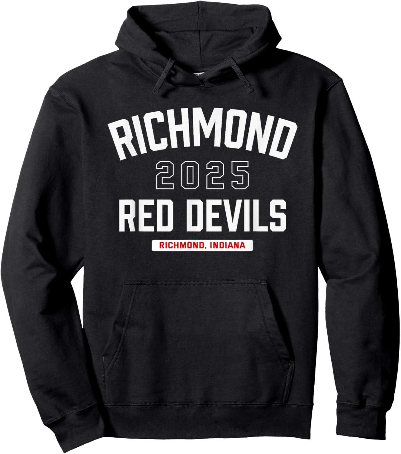 Richmond Red Devils Richmond, Indiana 2025 Hoodie - Hoodie | Black