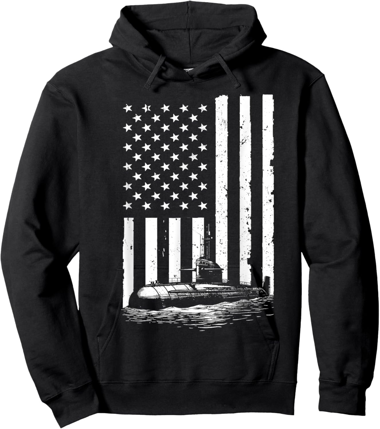 Funny Submarine Design Submariner Submarine Veteran Hoodie - Hoodie | Black