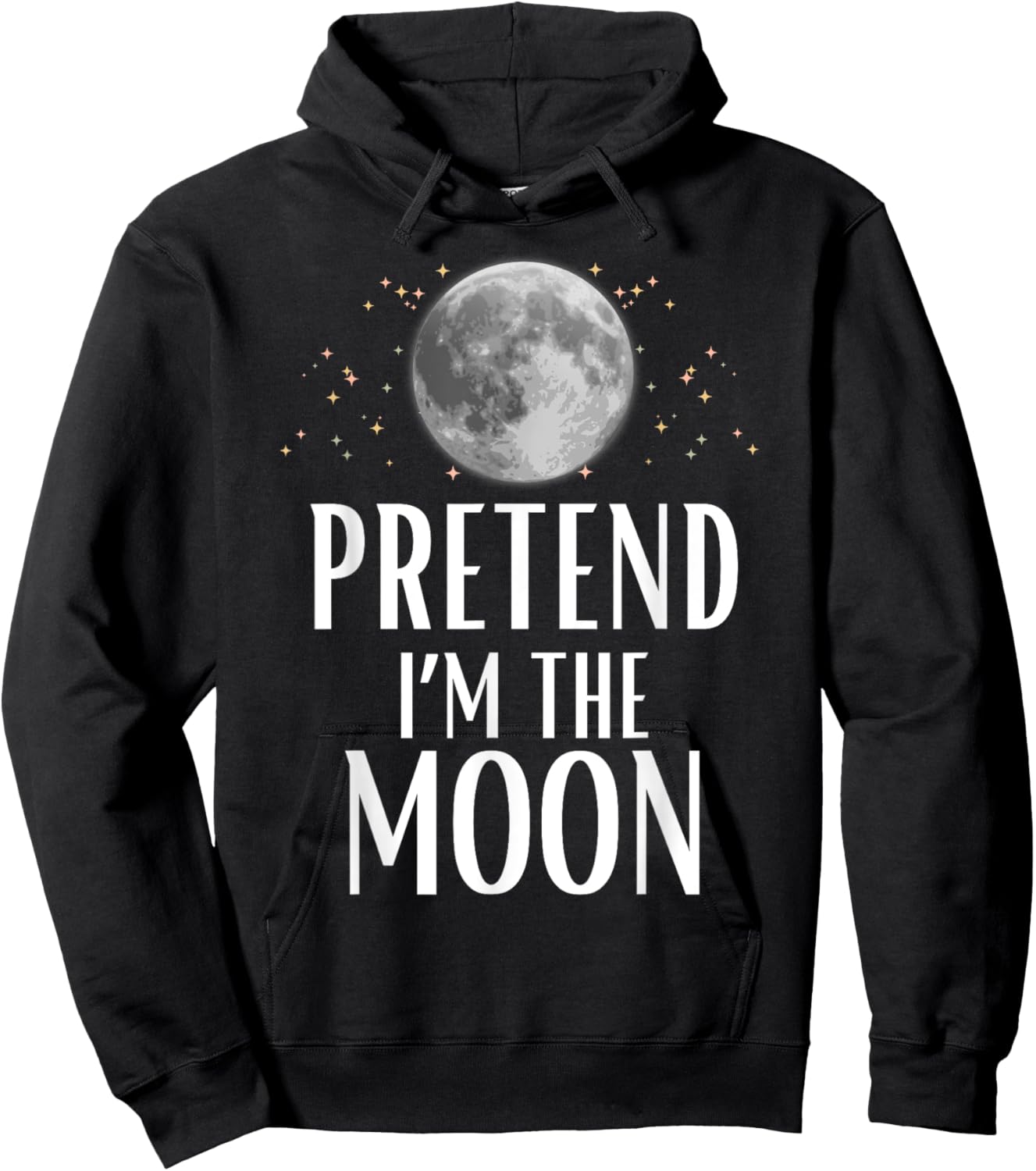 Pretend I'm The Moon Halloween Costume Matching Group Kids Hoodie - Hoodie | Black