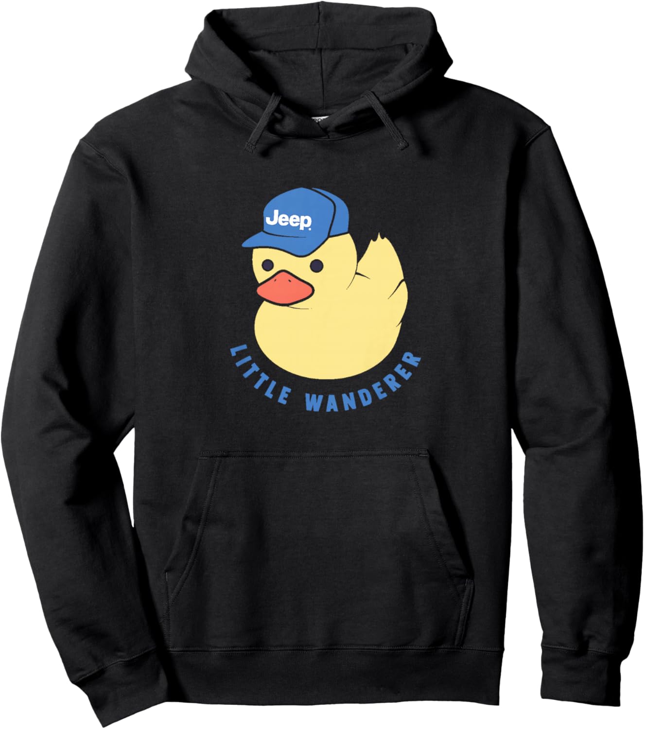 Kids Jeep Duck Little Wanderer - Officially Licensed Hoodie - Hoodie | Black