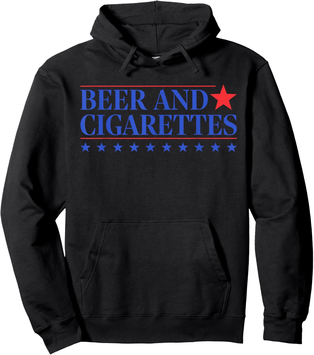 Beer And Cigarettes Drinking Smoking Lover Hoodie - Hoodie | Black