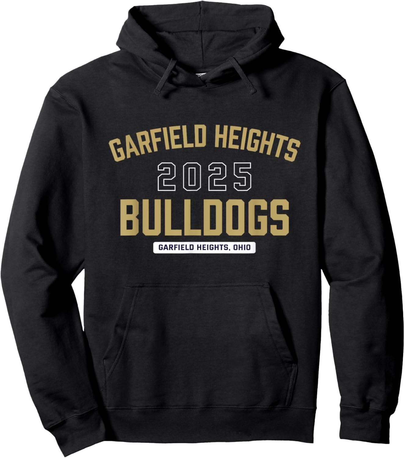 Garfield Heights Bulldogs Garfield Heights, Ohio 2025 Hoodie - Hoodie | Black
