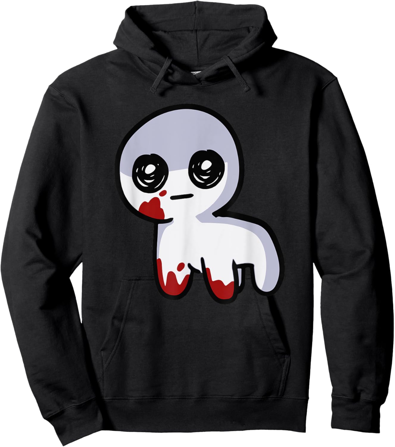 TBH Autism Creature Meme Bloody Yippee Funny Halloween Blood Hoodie - Hoodie | Black