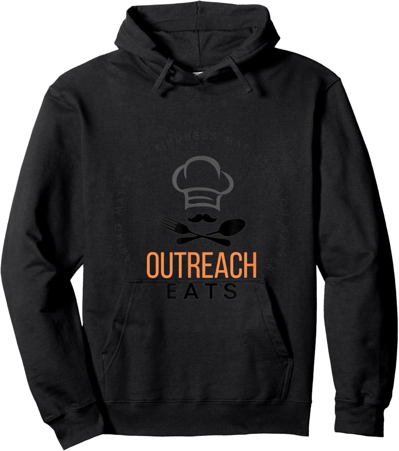 Outreach Eats Hoodie - Hoodie | Black