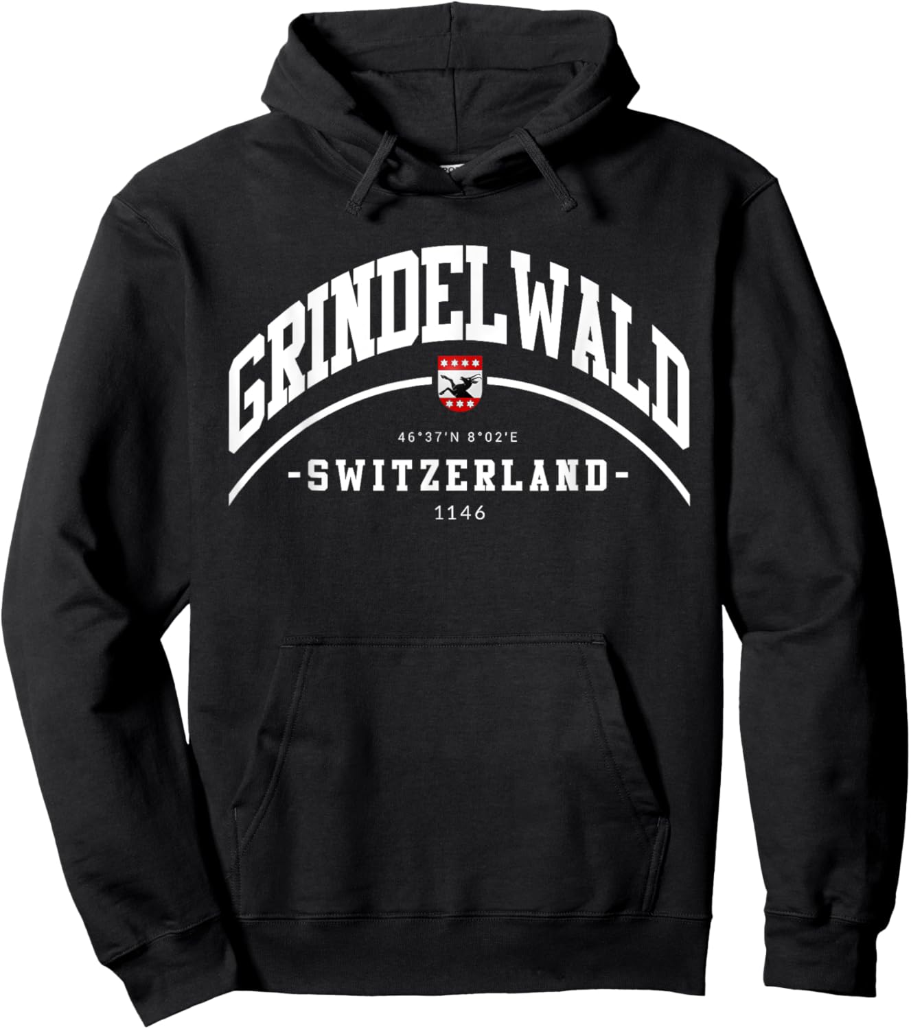 Grindelwald vacation to Grindelwald Switzerland home Hoodie - Hoodie | Black