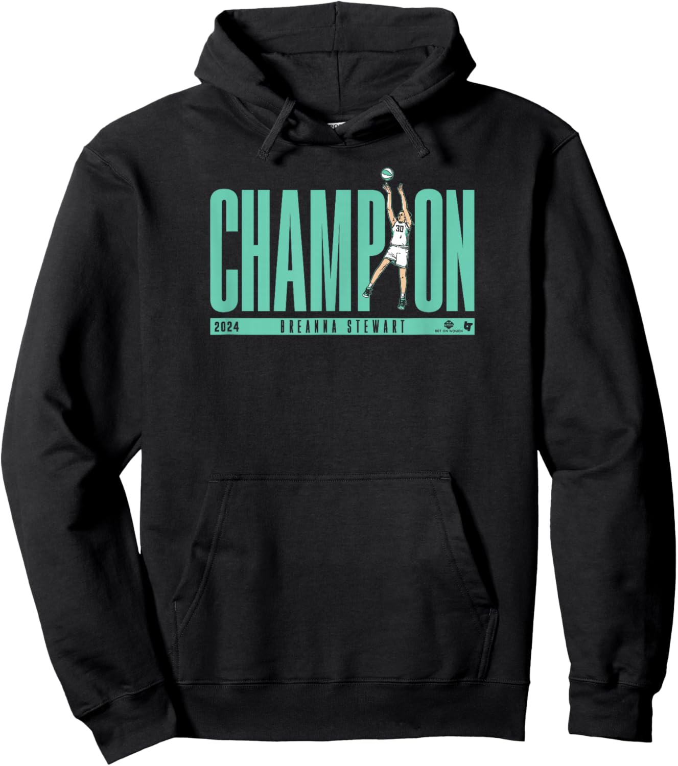 Breanna Stewart Champion - New York Basketball Hoodie - Hoodie | Black