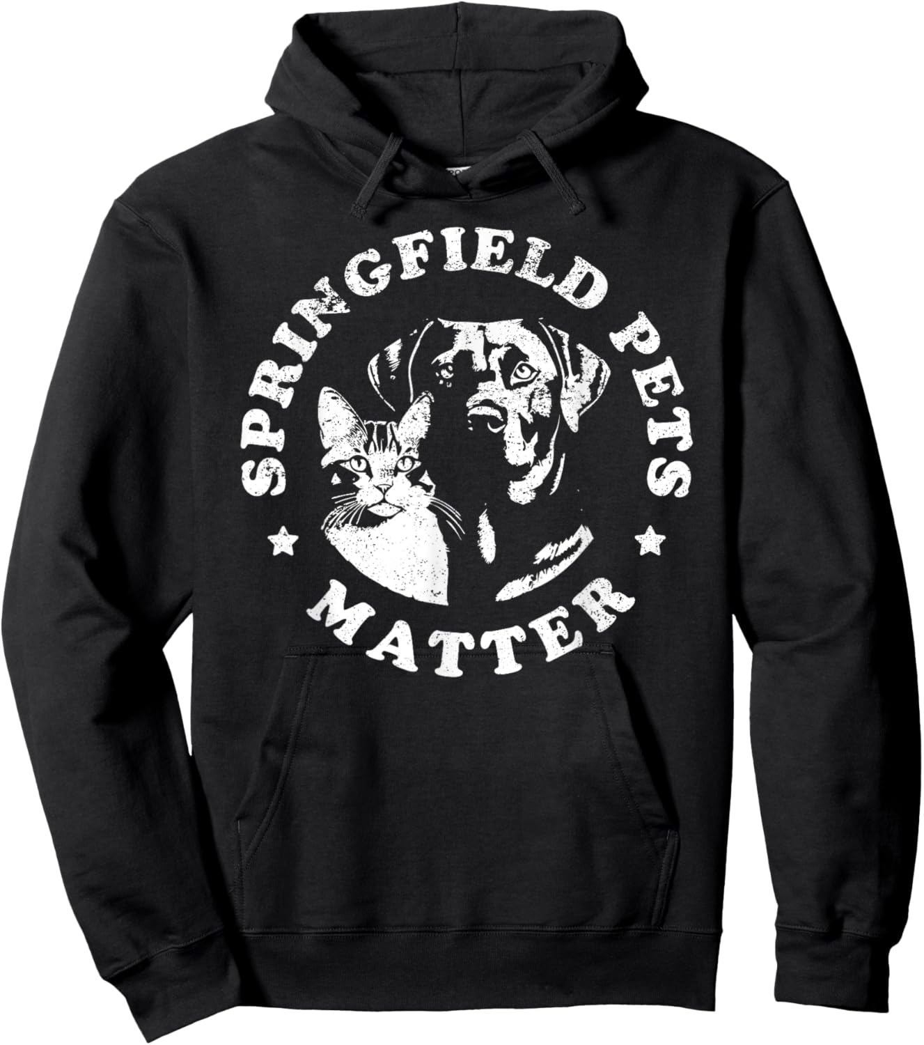 Springfield Pets Matter - Funny Presidential Debate Humor Hoodie - Hoodie | Black