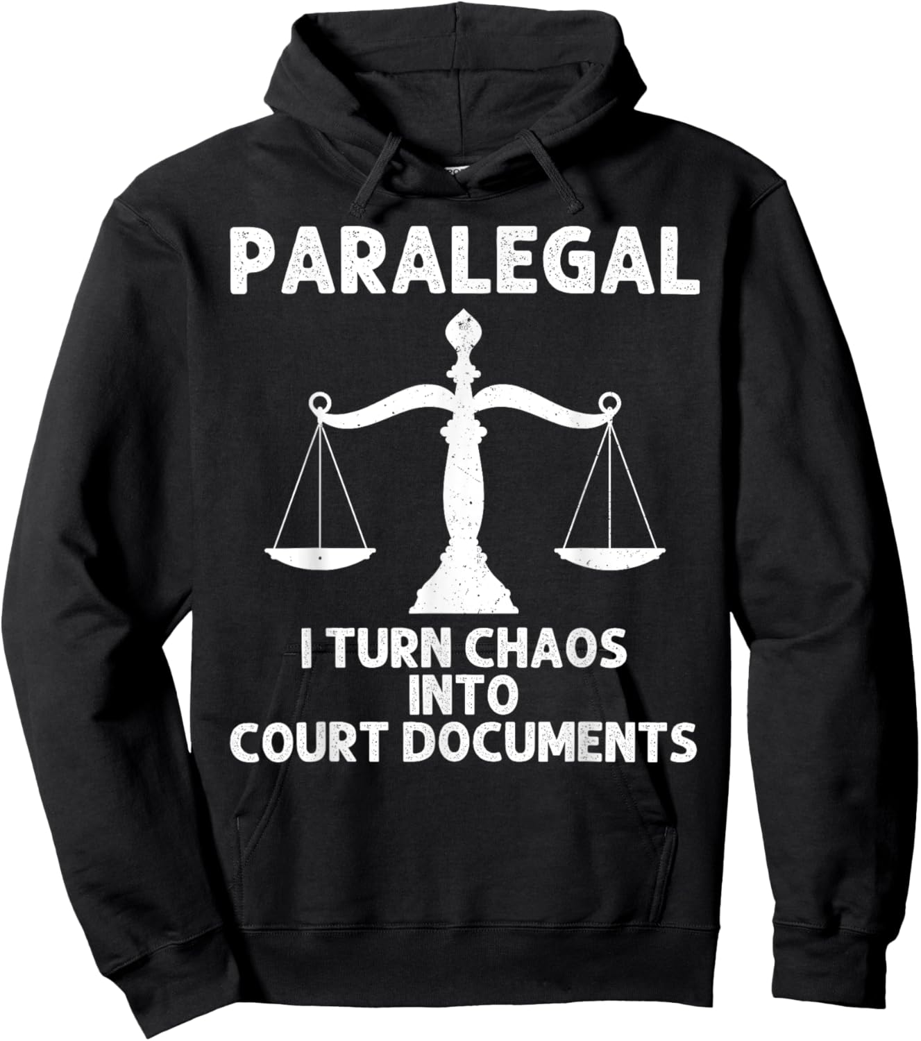 Best Paralegal Art Women Law Student Paralegal Hoodie - Hoodie | Black