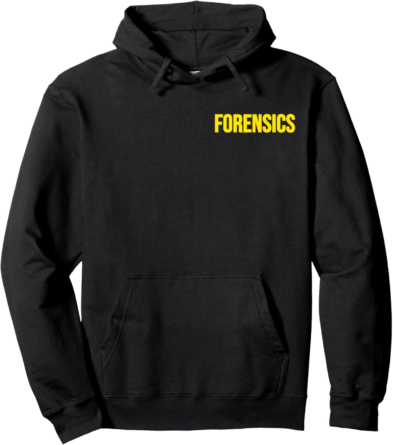 Forensics Police Crime Investigator Uniform Costume Hoodie - Hoodie | Black