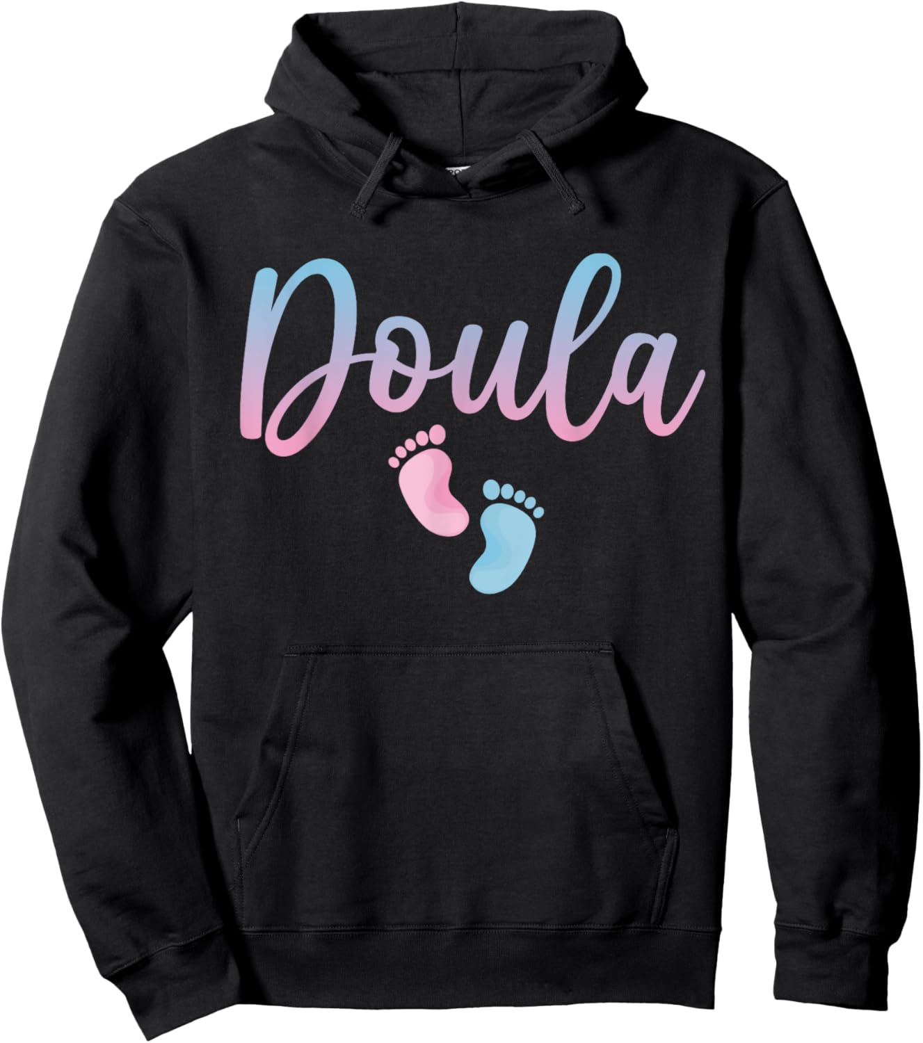 Cute Doula Art Girls Birth Worker Nursing Doula Hoodie - Hoodie | Black