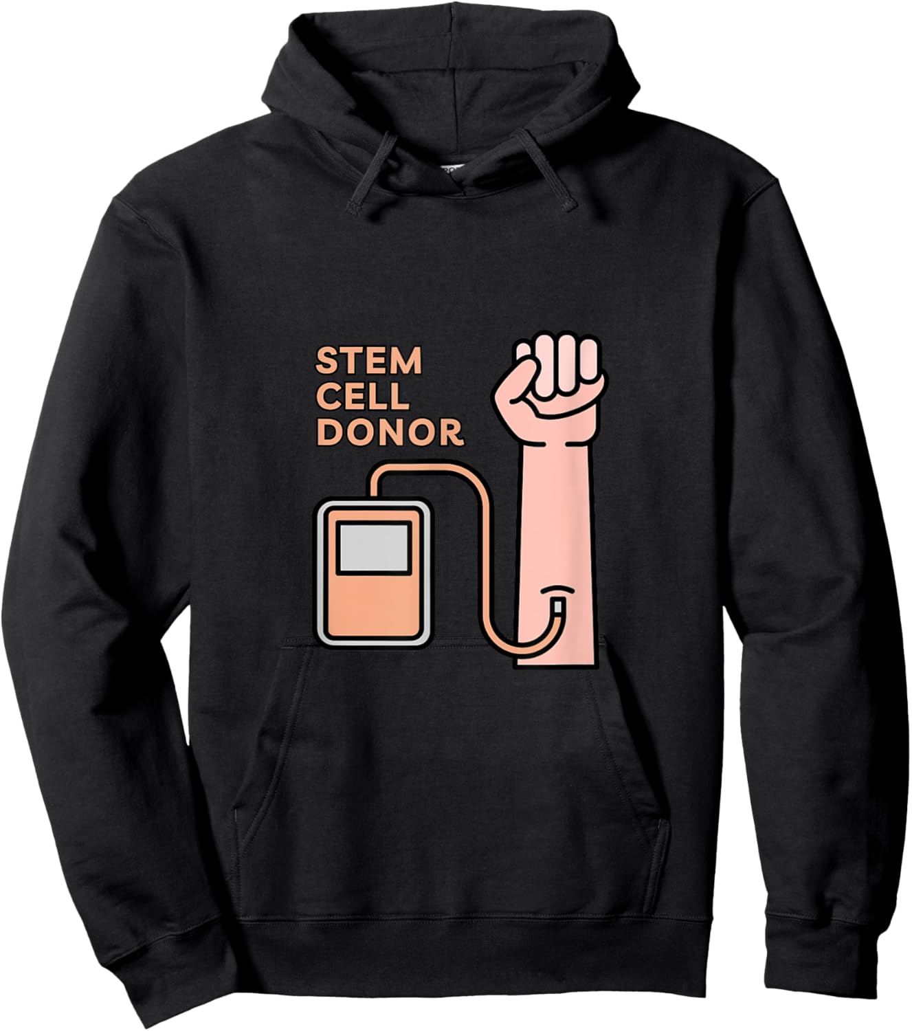 Stem Cell Transplant Donor Cancer - Cute Tops, & Gear Hoodie - Hoodie | Black