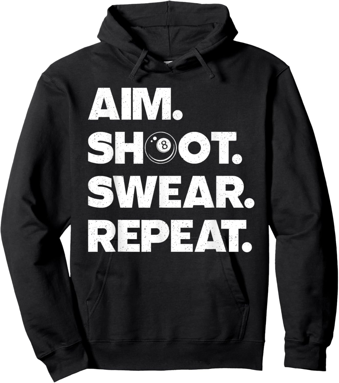 Funny Billiard Art Women Billiard Player Pool Lover Hoodie - Hoodie | Black