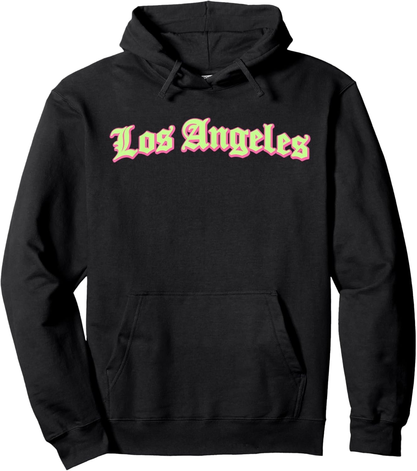 90s Retro Los Angeles Souvenir Men Women Kids Vintage LA Hoodie - Hoodie | Black