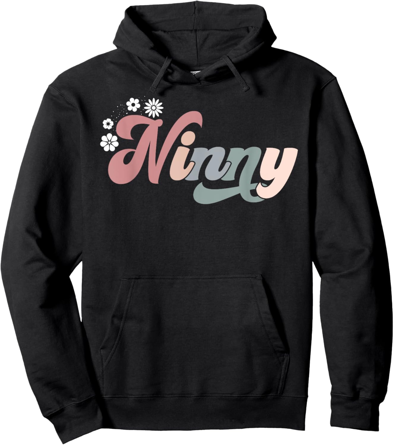 Ninny Grandma Ninny Grandmother Proud Ninny Hoodie - Hoodie | Black