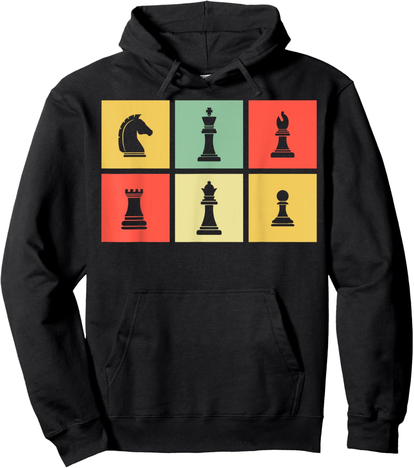 Unique Chess Themed Women Chess Player Chess Lover Hoodie - Hoodie | Black