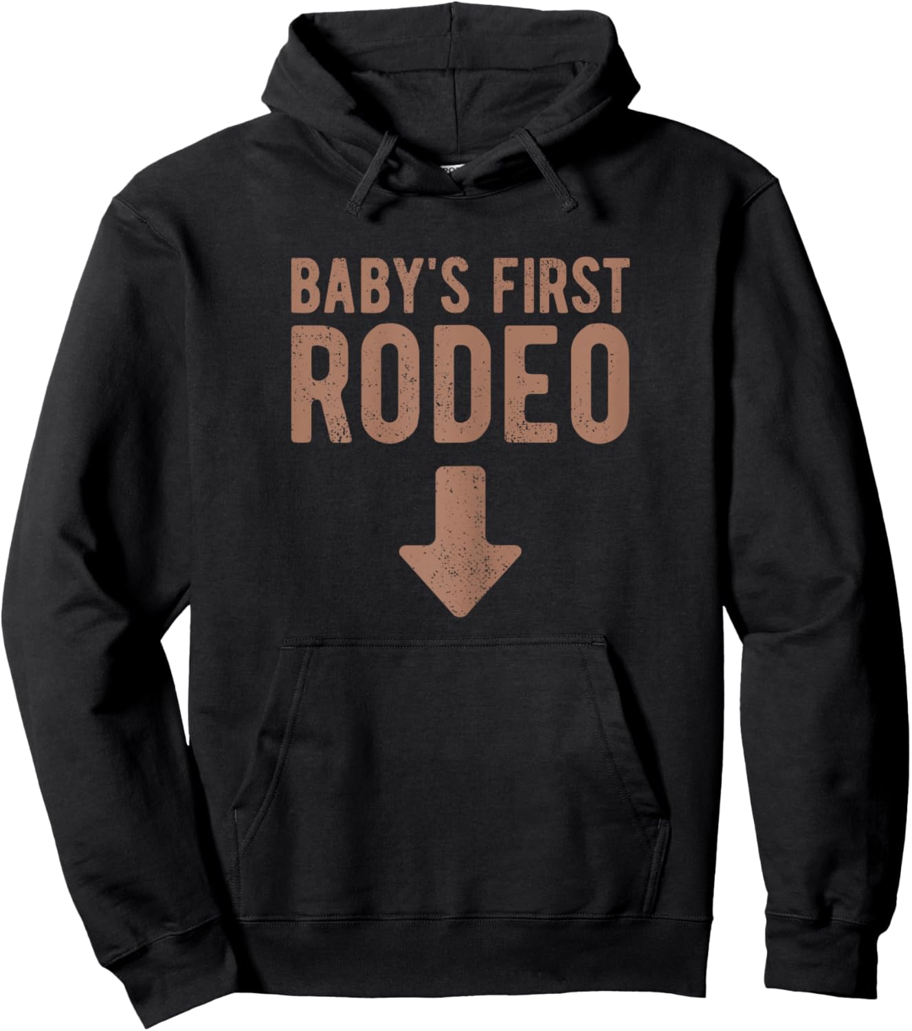 Pregnancy Rodeo Outfit Funny Mom To Be Pregnancy Rodeo Hoodie - Hoodie | Black