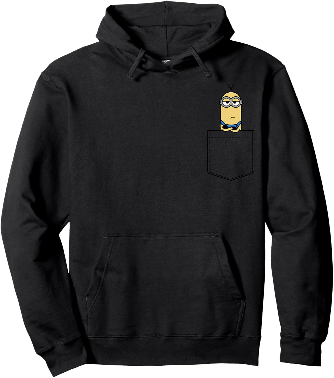 Minions Kevin Serious Pocket Hit Hoodie - Hoodie | Black