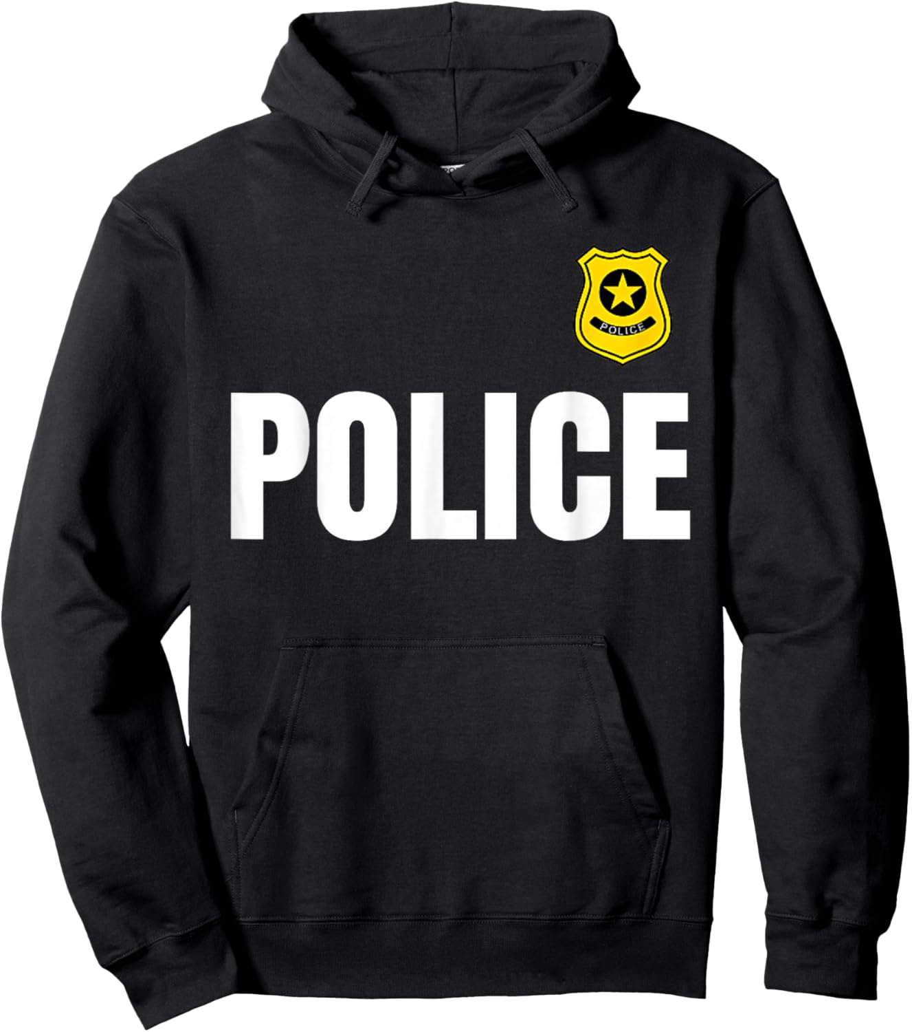 Policeman Police Officer Costume Police Officer Halloween Hoodie - Hoodie | Black