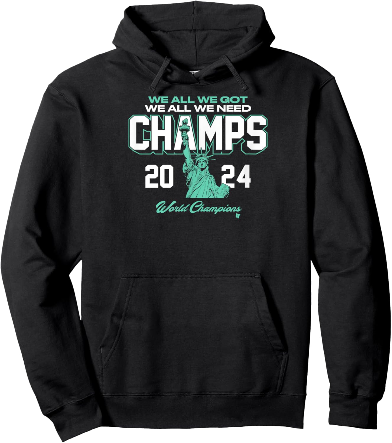 2024 Champs - New York Basketball Hoodie - Hoodie | Black