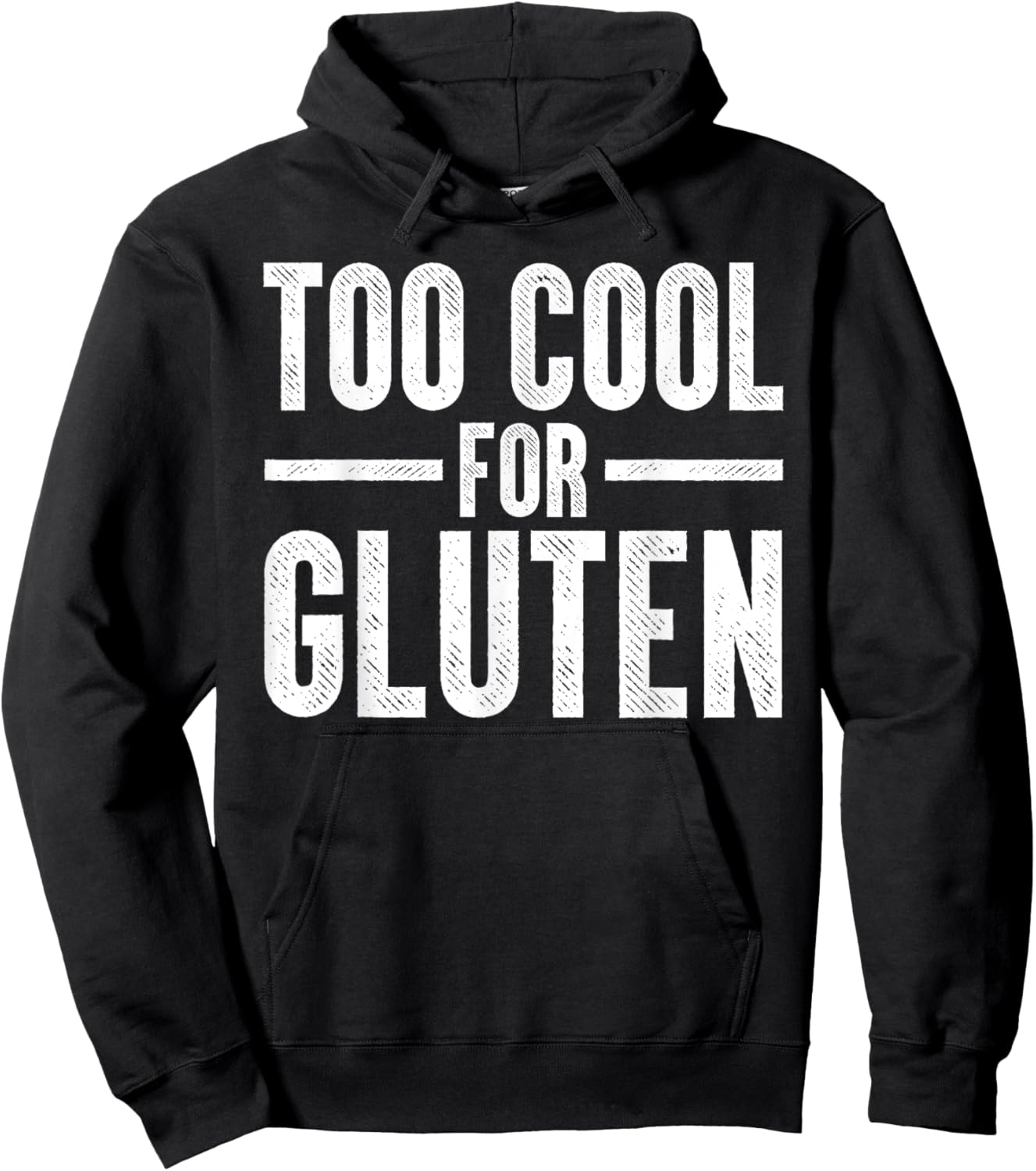 Funny Gluten Free Art For Boys Girls Men Celiac Awareness Hoodie - Hoodie | Black