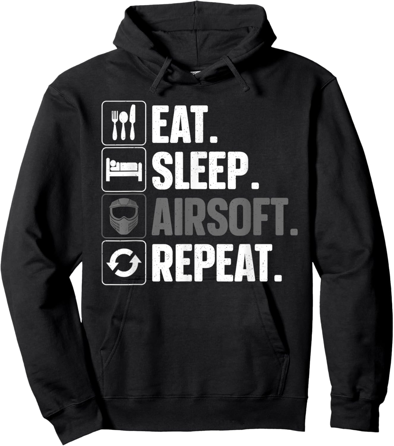 Funny Airsoft Design Women Airsoft Player Airsoft Hoodie - Hoodie | Black