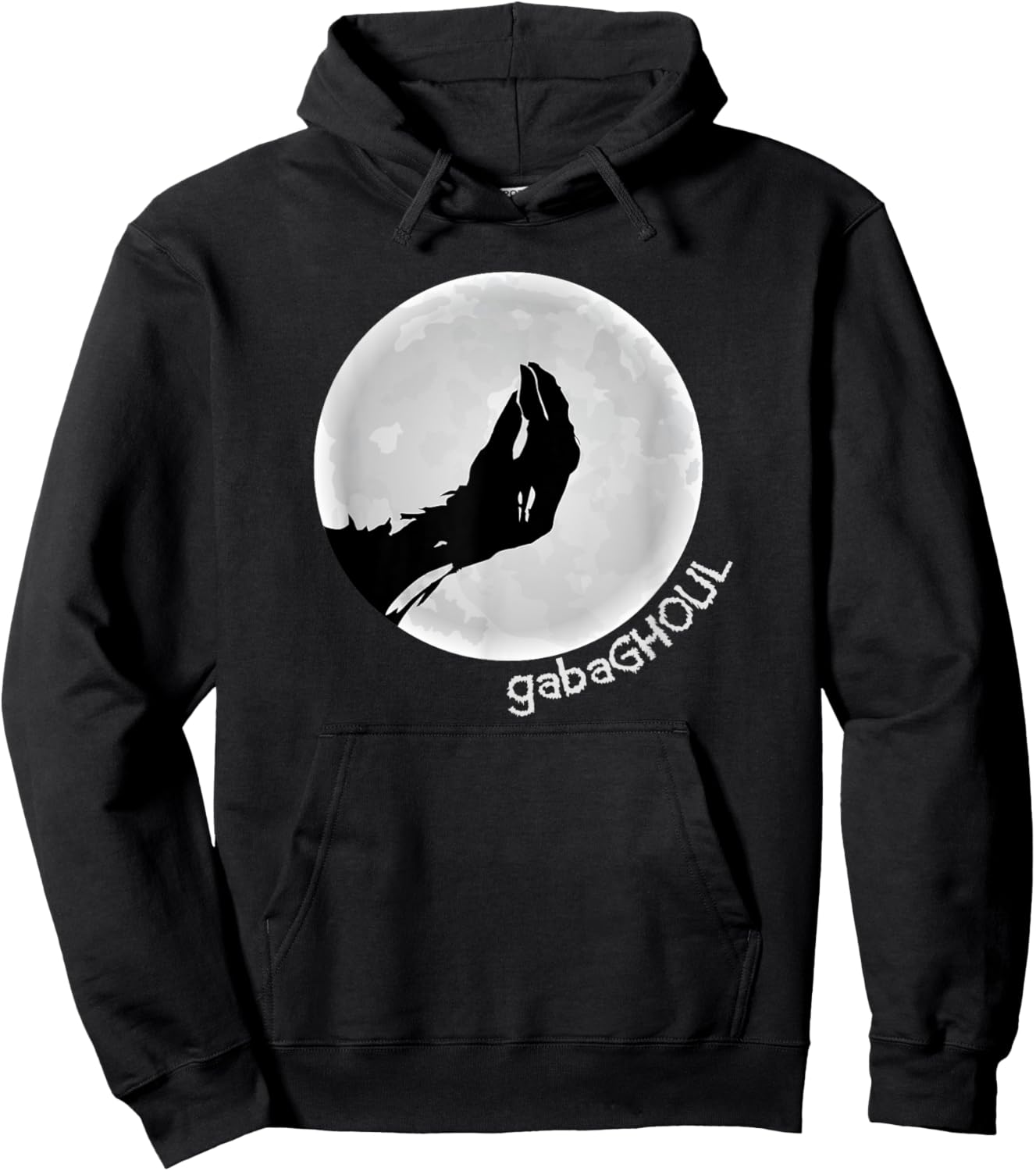 Gabaghoul, Funny Italian Halloween Ghoul, Ghost Hoodie - Hoodie | Black