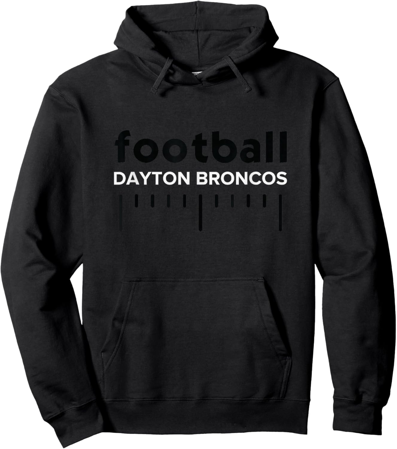 Dayton Broncos Football Lines HS Hoodie - Hoodie | Black