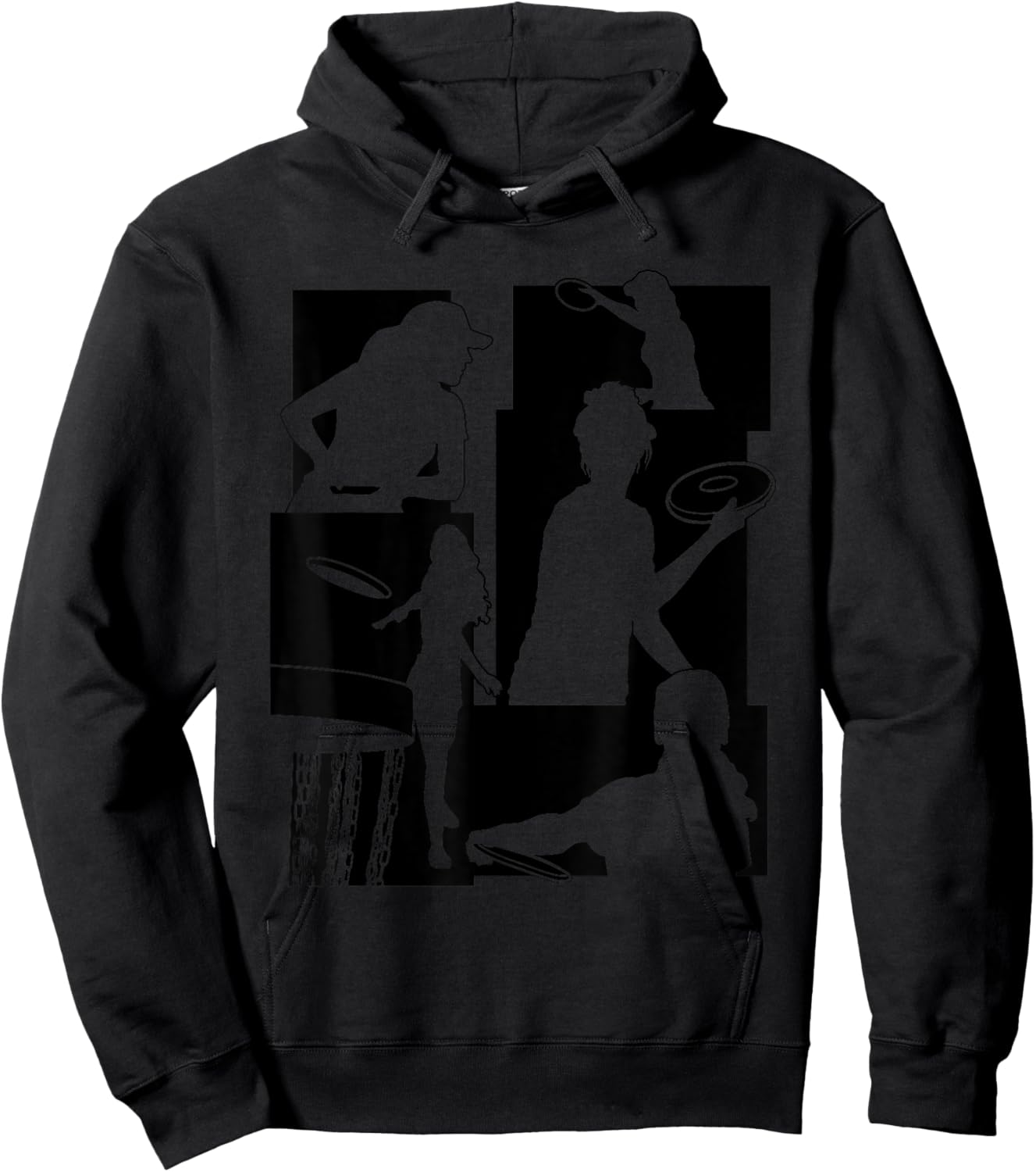 Funny Disc Golf Player Cool Flying Disk Sports Enthusiast Hoodie - Hoodie | Black