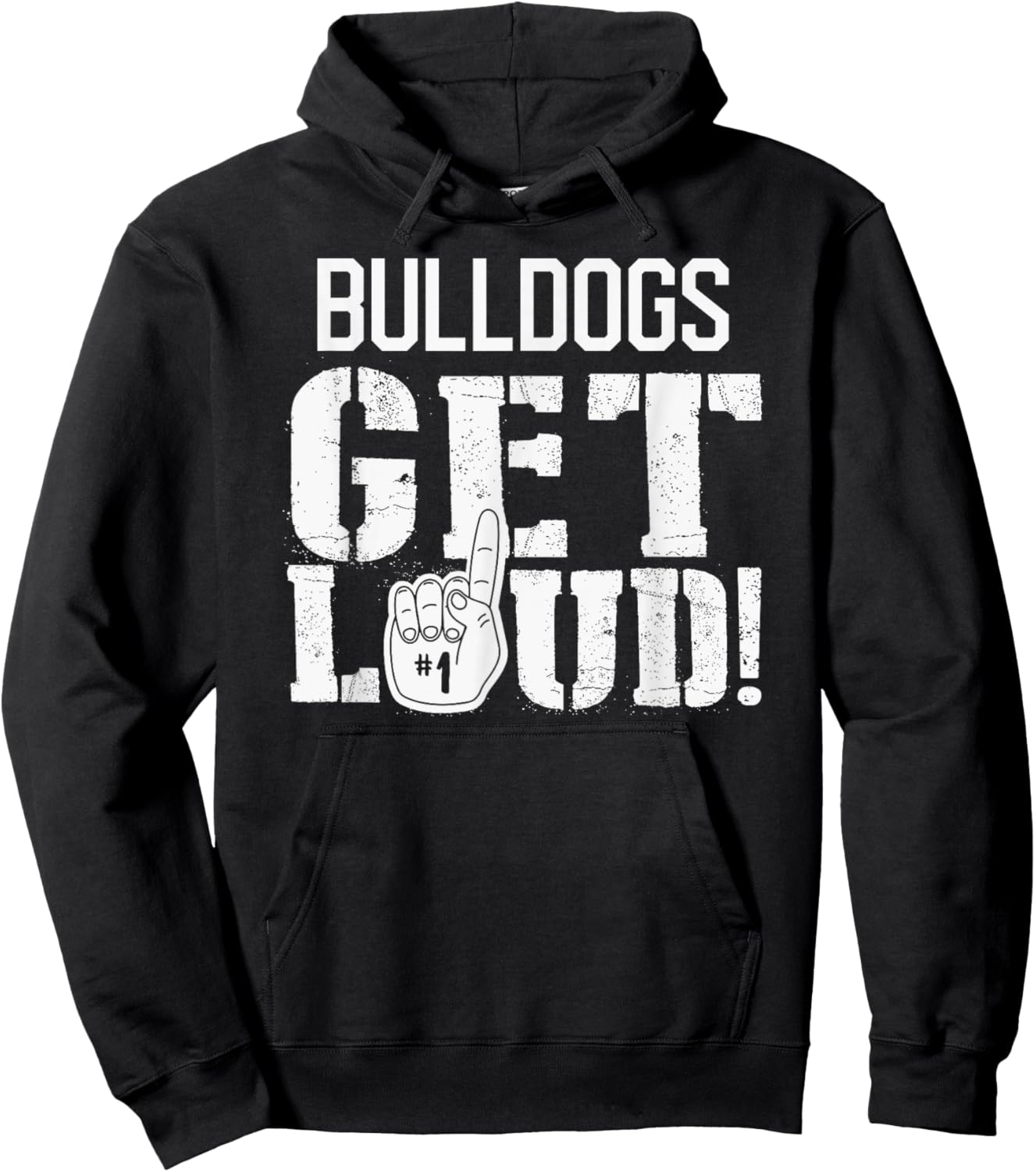 Rutherford Bulldogs Get Loud! HS Hoodie - Hoodie | Black